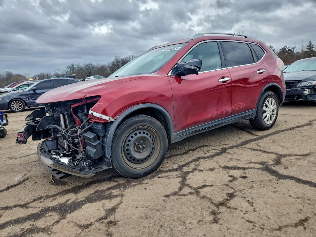 2016 NISSAN ROGUE S — FRONT END damage — photo 1