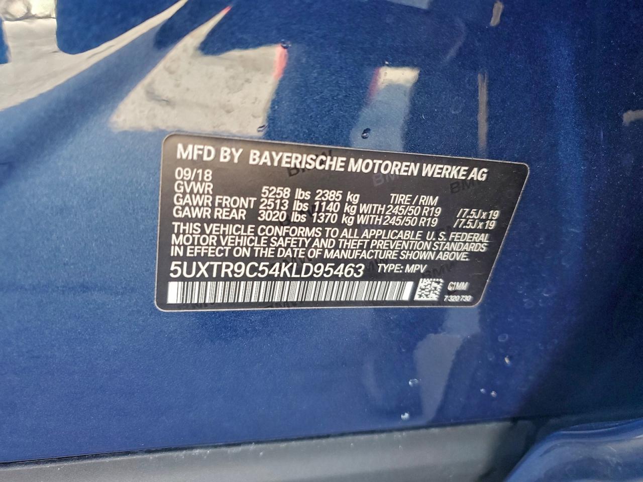 2019 BMW X3 XDRIVE30I photo 25