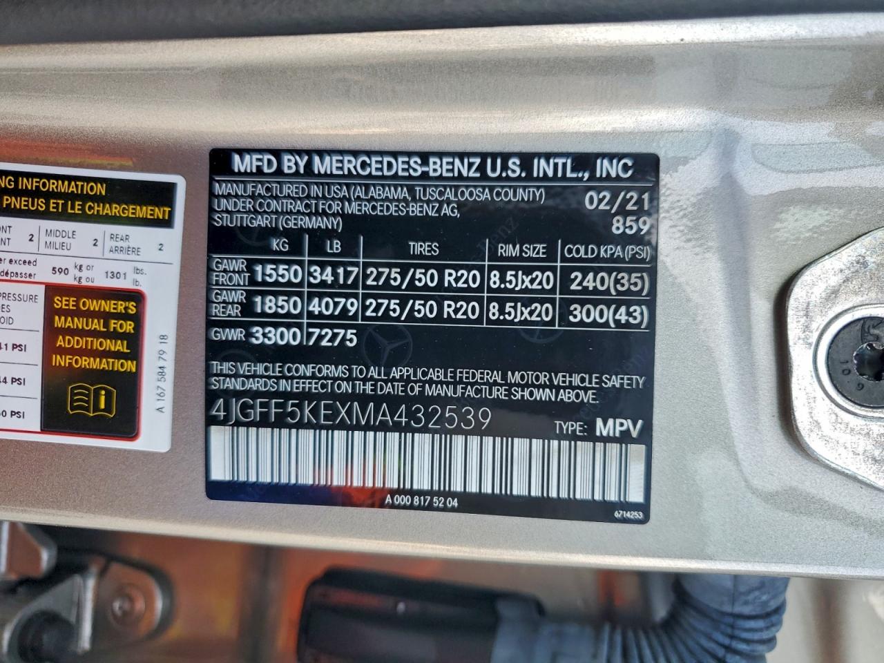 2021 MERCEDES-BENZ GLS 450 4MATIC photo 13