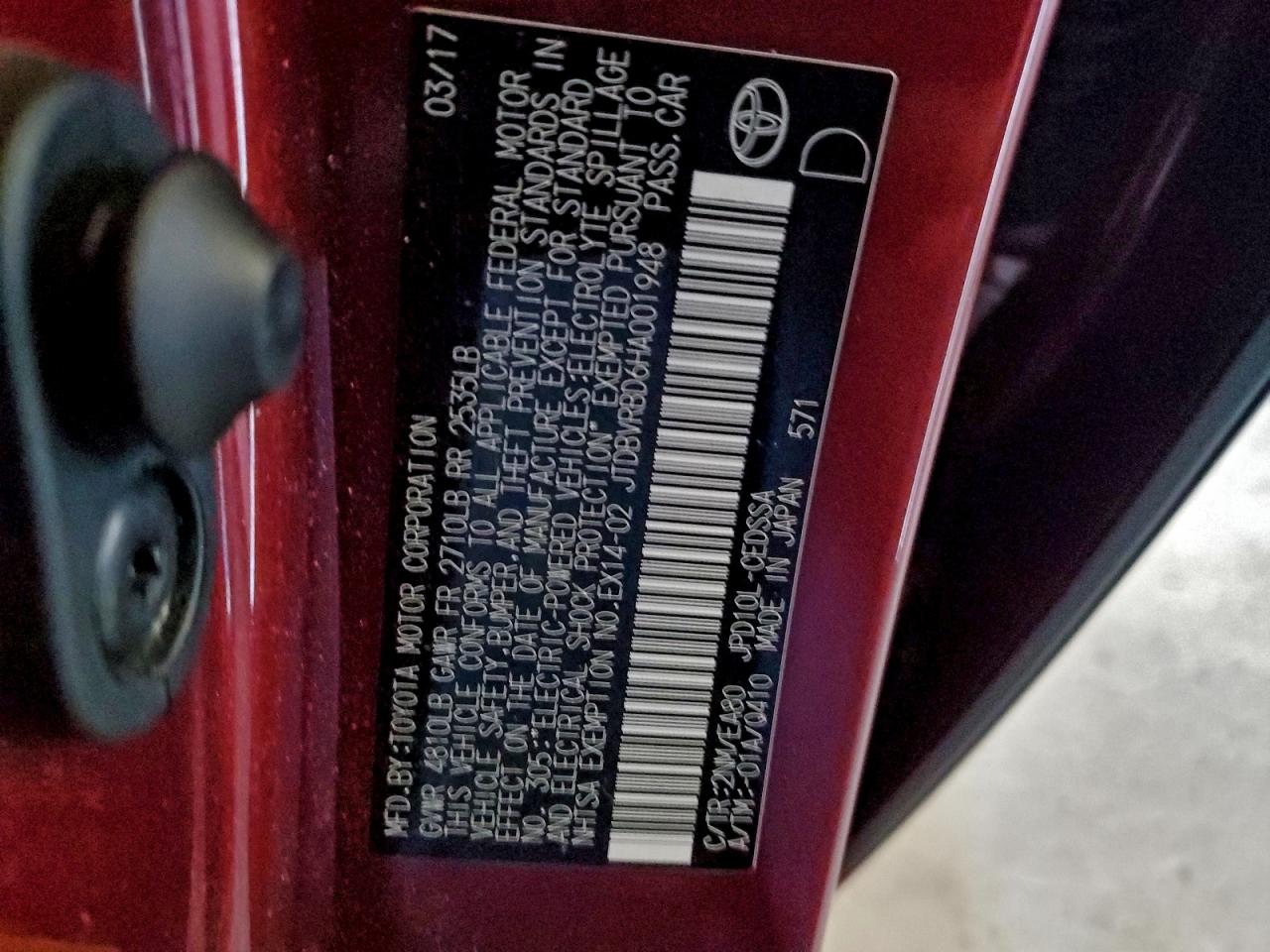 2017 TOYOTA MIRAI photo 34