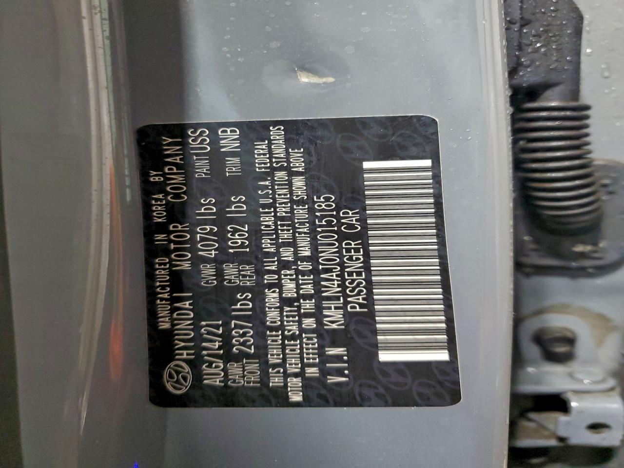 2022 HYUNDAI ELANTRA LIMITED photo 12