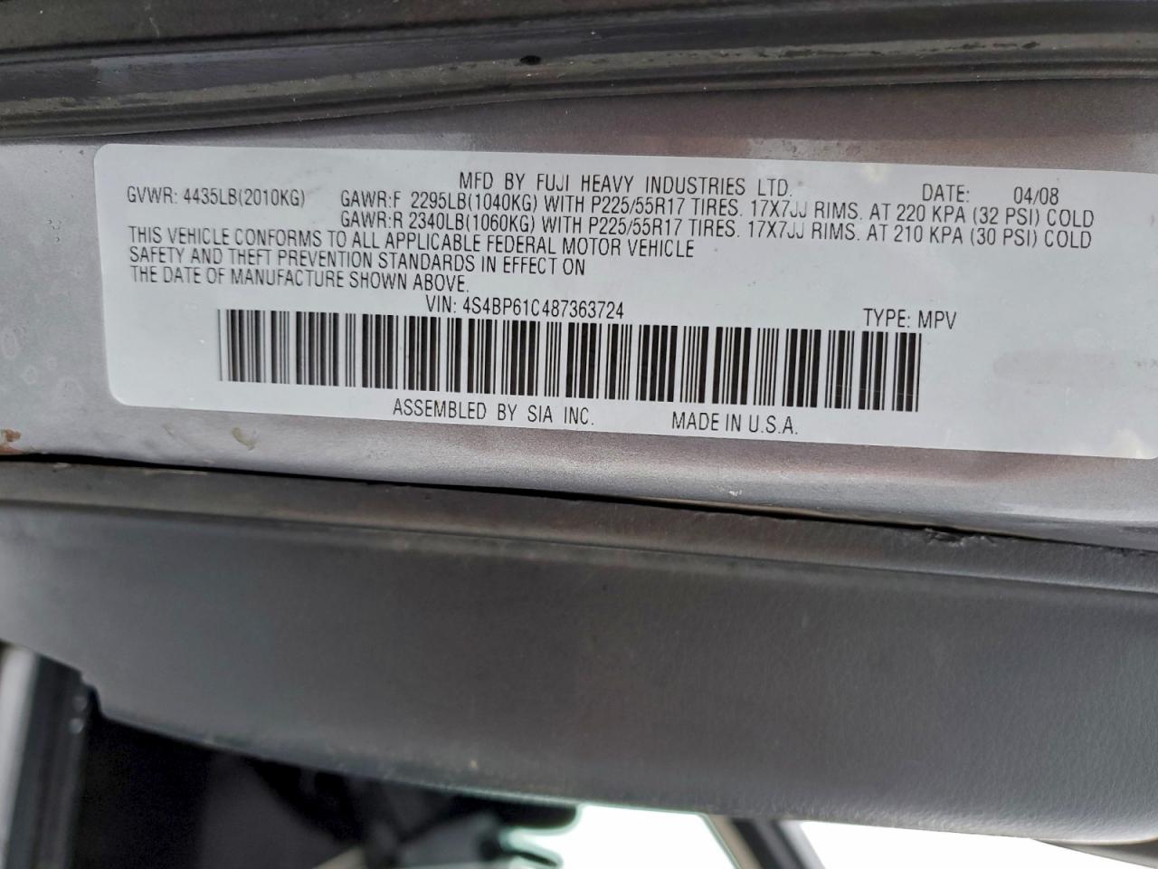 2009 SUBARU OUTBACK 2.5I photo 13