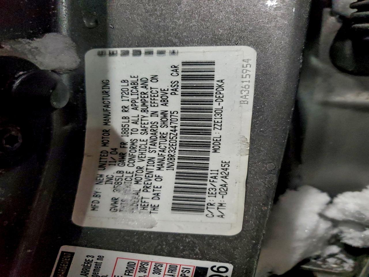 2005 TOYOTA COROLLA CE photo 23