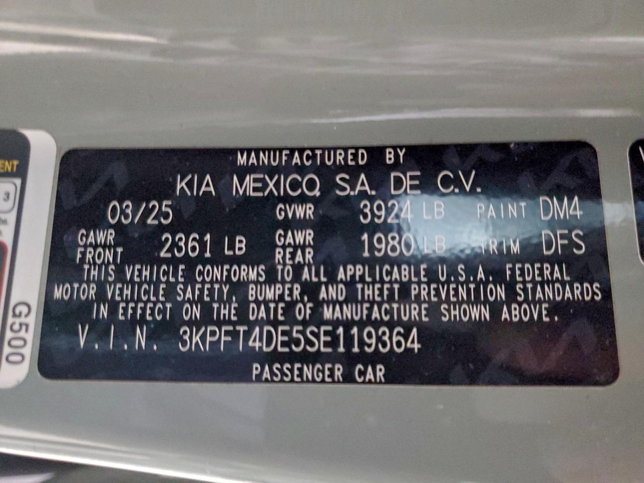 2025 KIA K4 LX photo 23