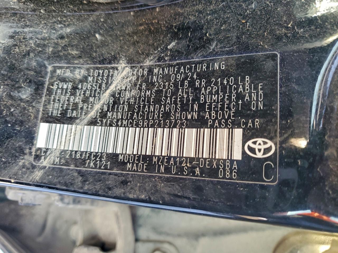 2024 TOYOTA COROLLA SE photo 12