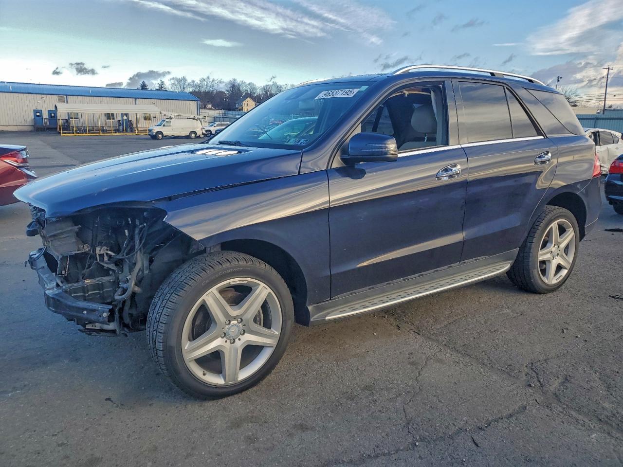 2015 MERCEDES-BENZ ML 400 4MATIC — FRONT END damage — photo 1
