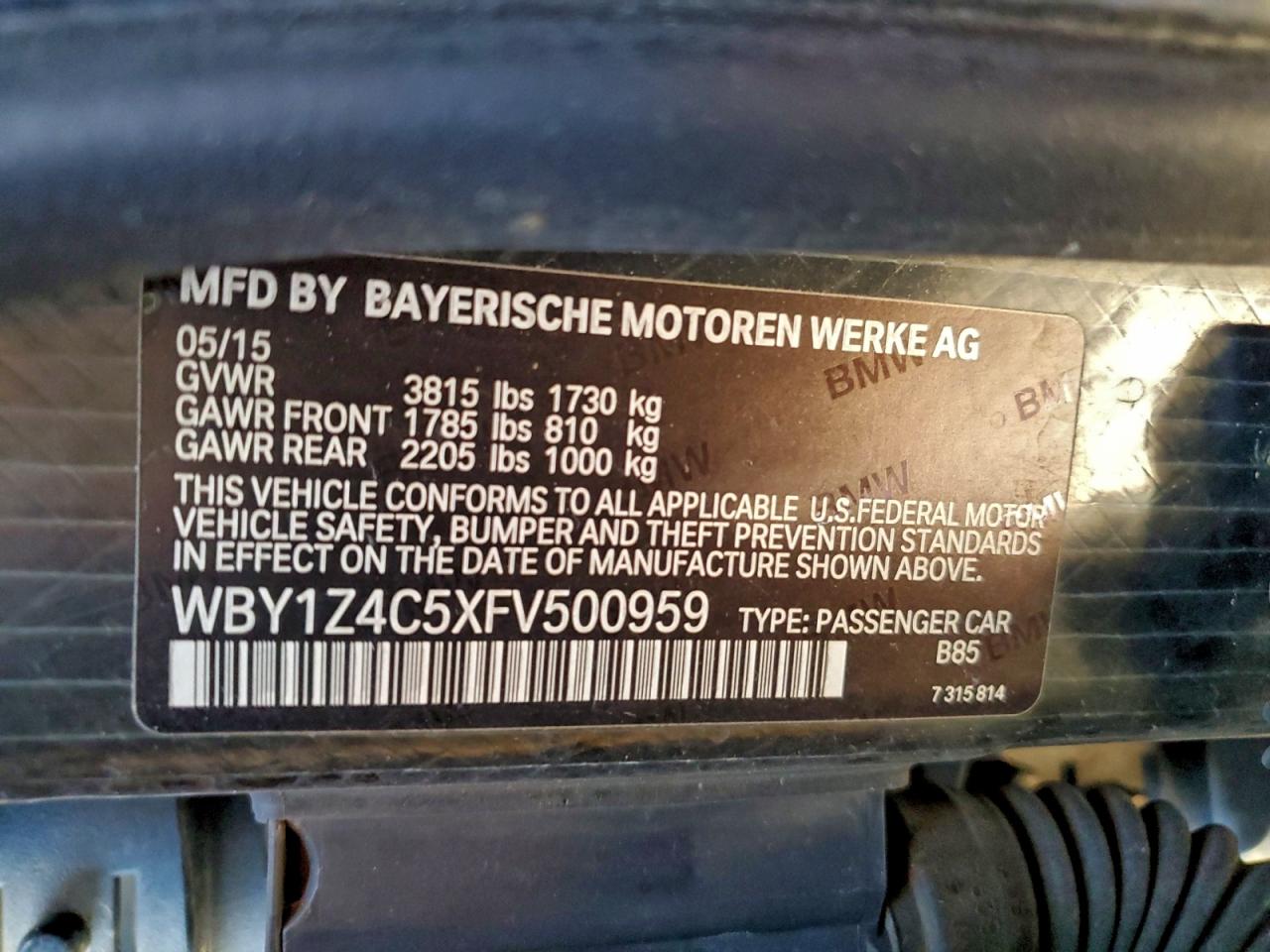 2015 BMW I3 REX photo 12