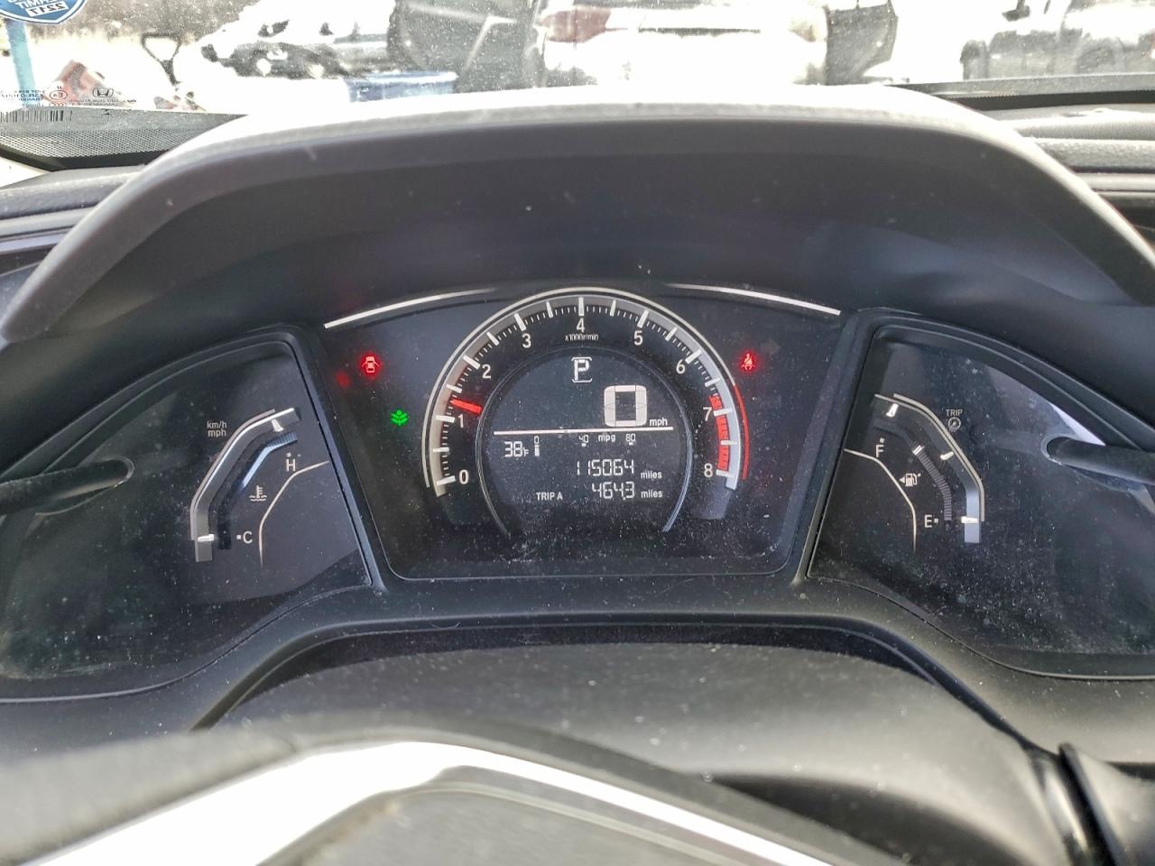 2016 HONDA CIVIC LX photo 9