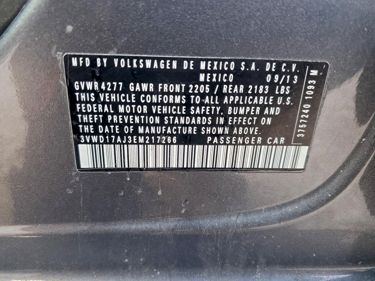 2014 VOLKSWAGEN JETTA SE photo 12