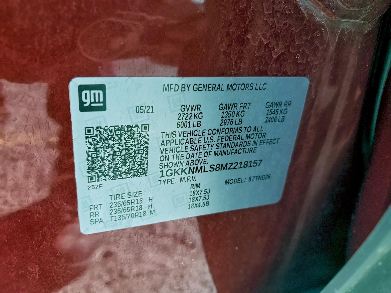 2021 GMC ACADIA SLT photo 12