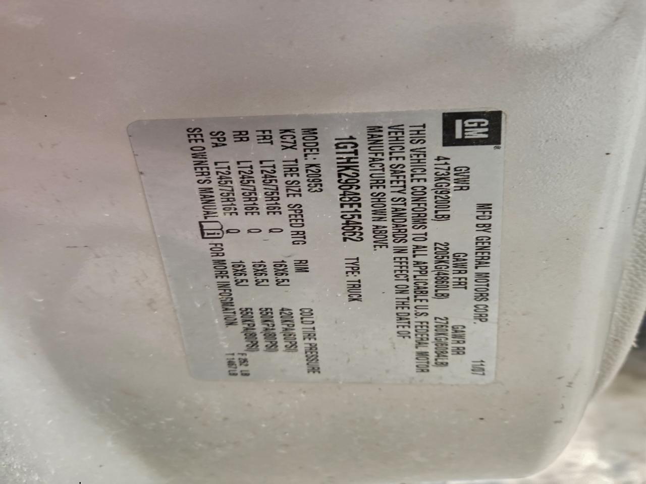 2008 GMC SIERRA K2500 HEAVY DUTY photo 12
