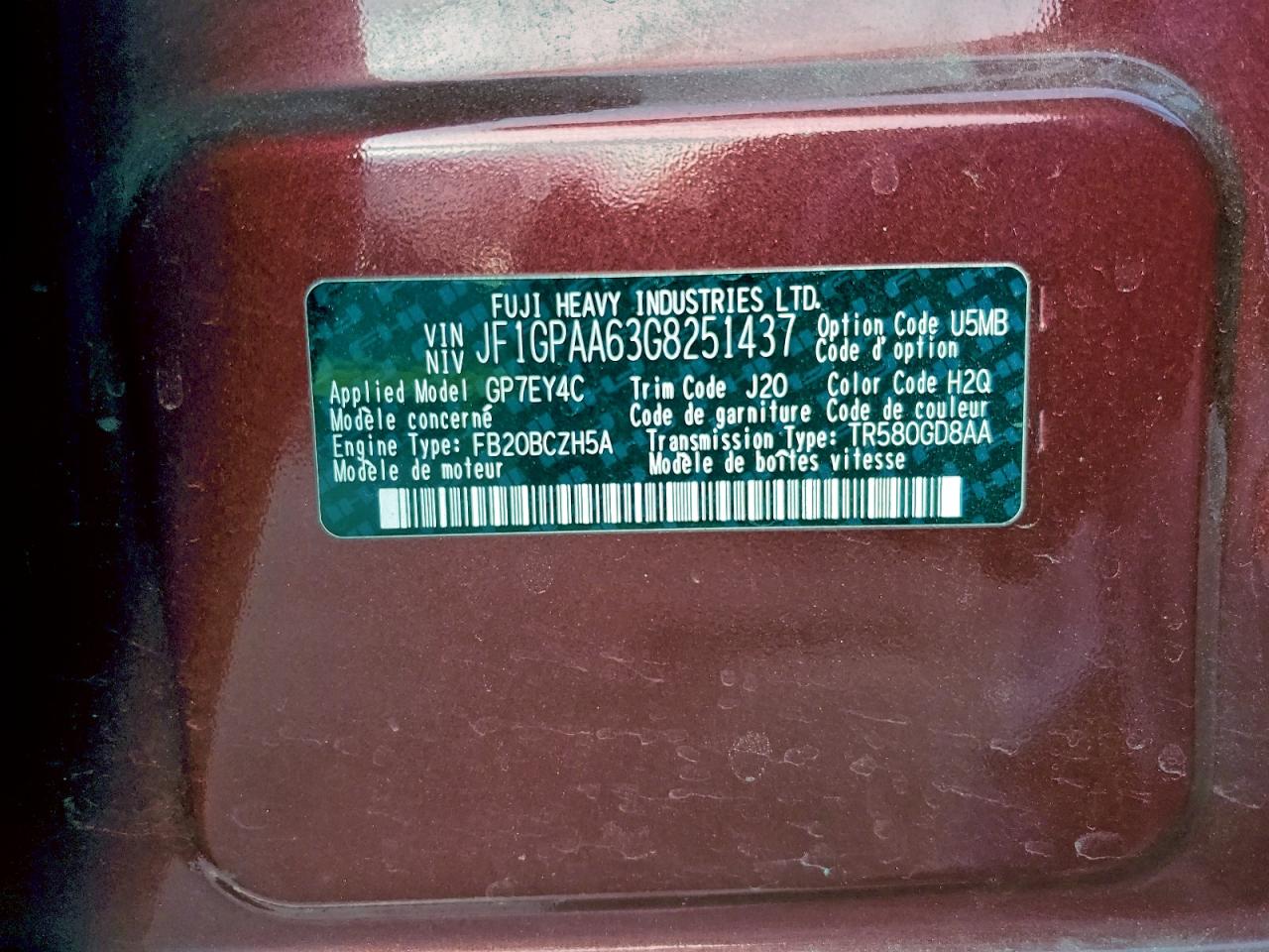 2016 SUBARU IMPREZA photo 12