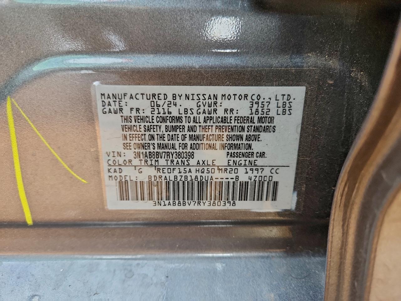 2024 NISSAN SENTRA S photo 12