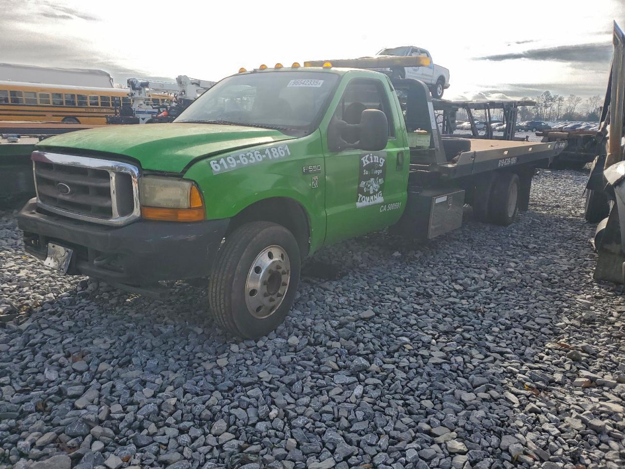 2001 FORD F550 SUPER DUTY ROLLBACK TRUCK photo 2