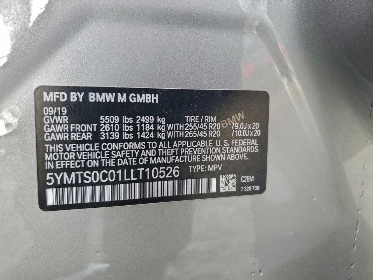 2020 BMW X3 M COMPETITION photo 13