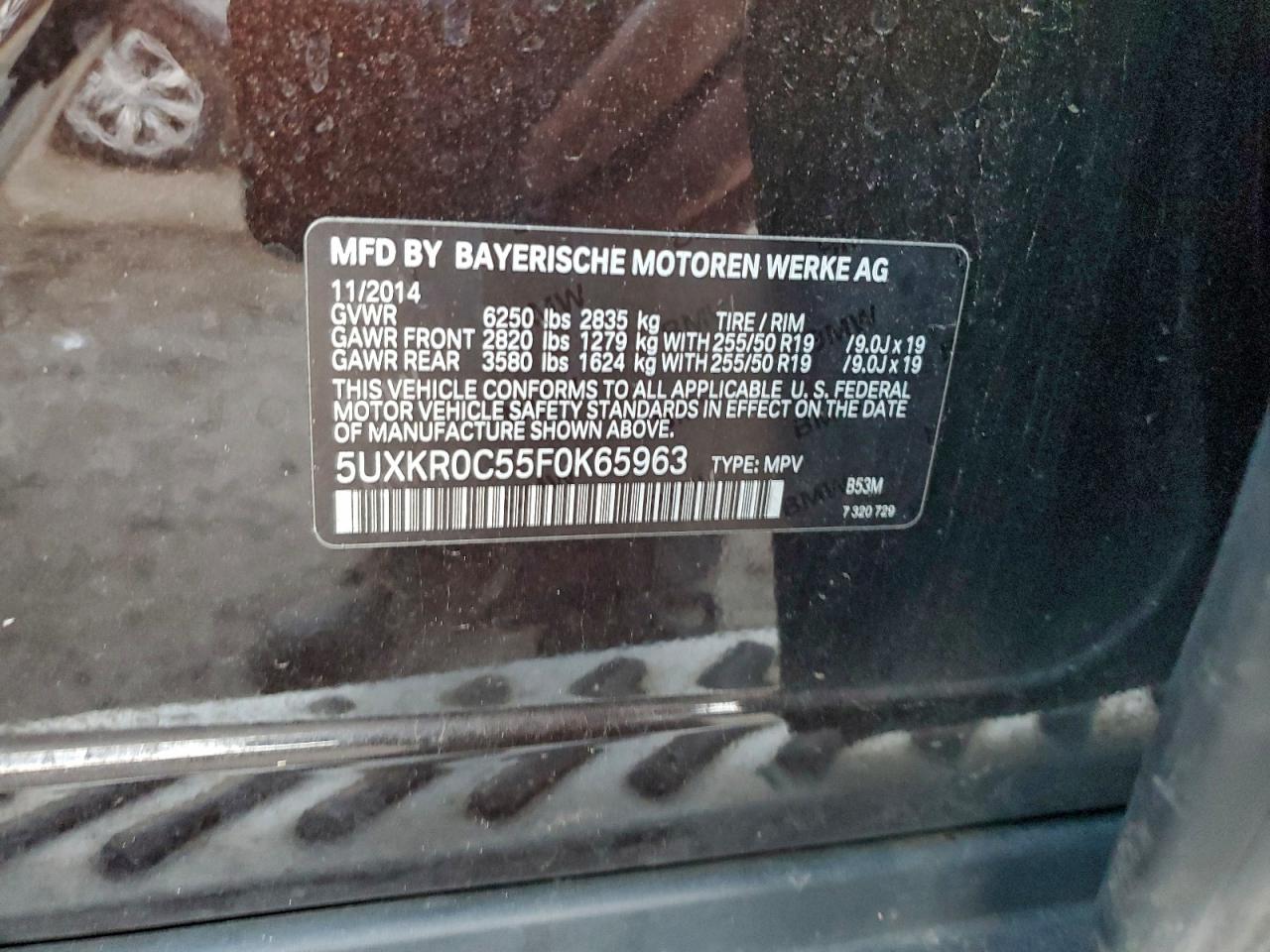 2015 BMW X5 XDRIVE35I photo 13
