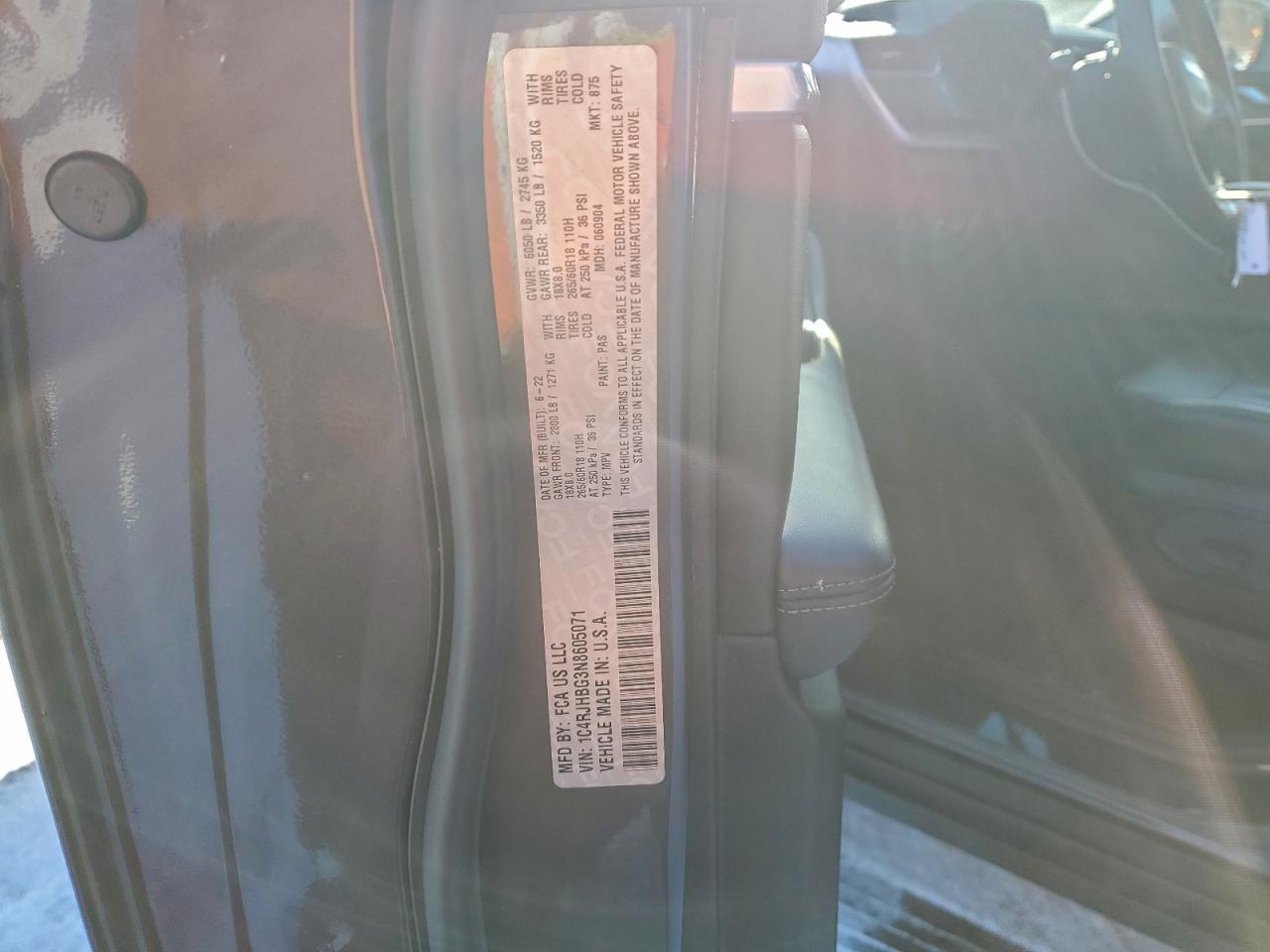 2022 JEEP GRAND CHEROKEE LIMITED photo 13