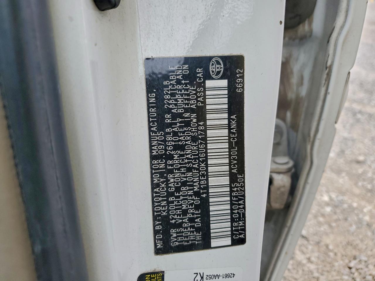 2006 TOYOTA CAMRY LE photo 13