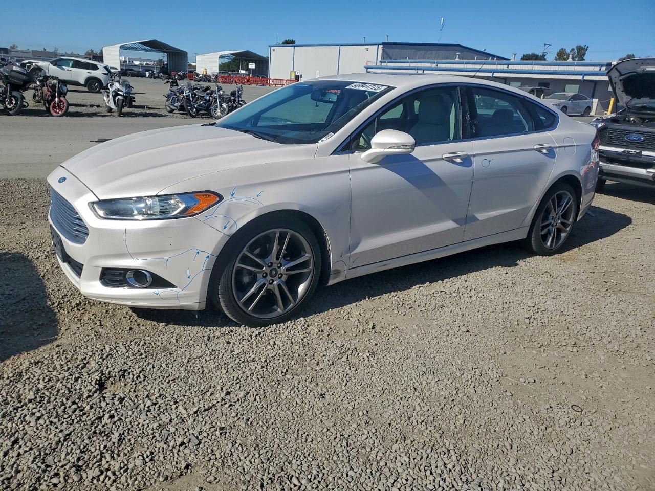 2016 FORD FUSION TITANIUM — FRONT END damage — photo 1