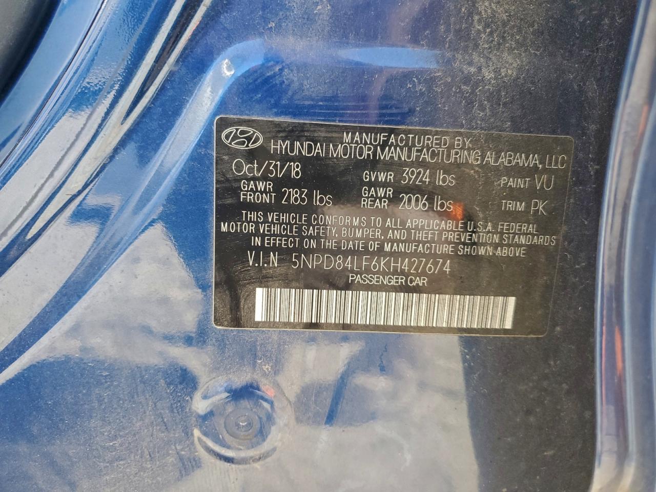 2019 HYUNDAI ELANTRA SEL photo 12
