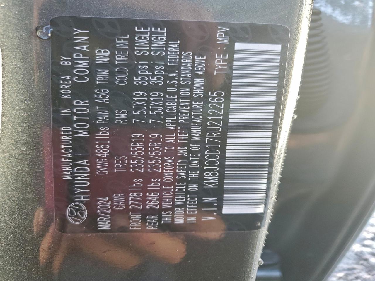 2024 HYUNDAI TUCSON SEL CONVENIENCE photo 14