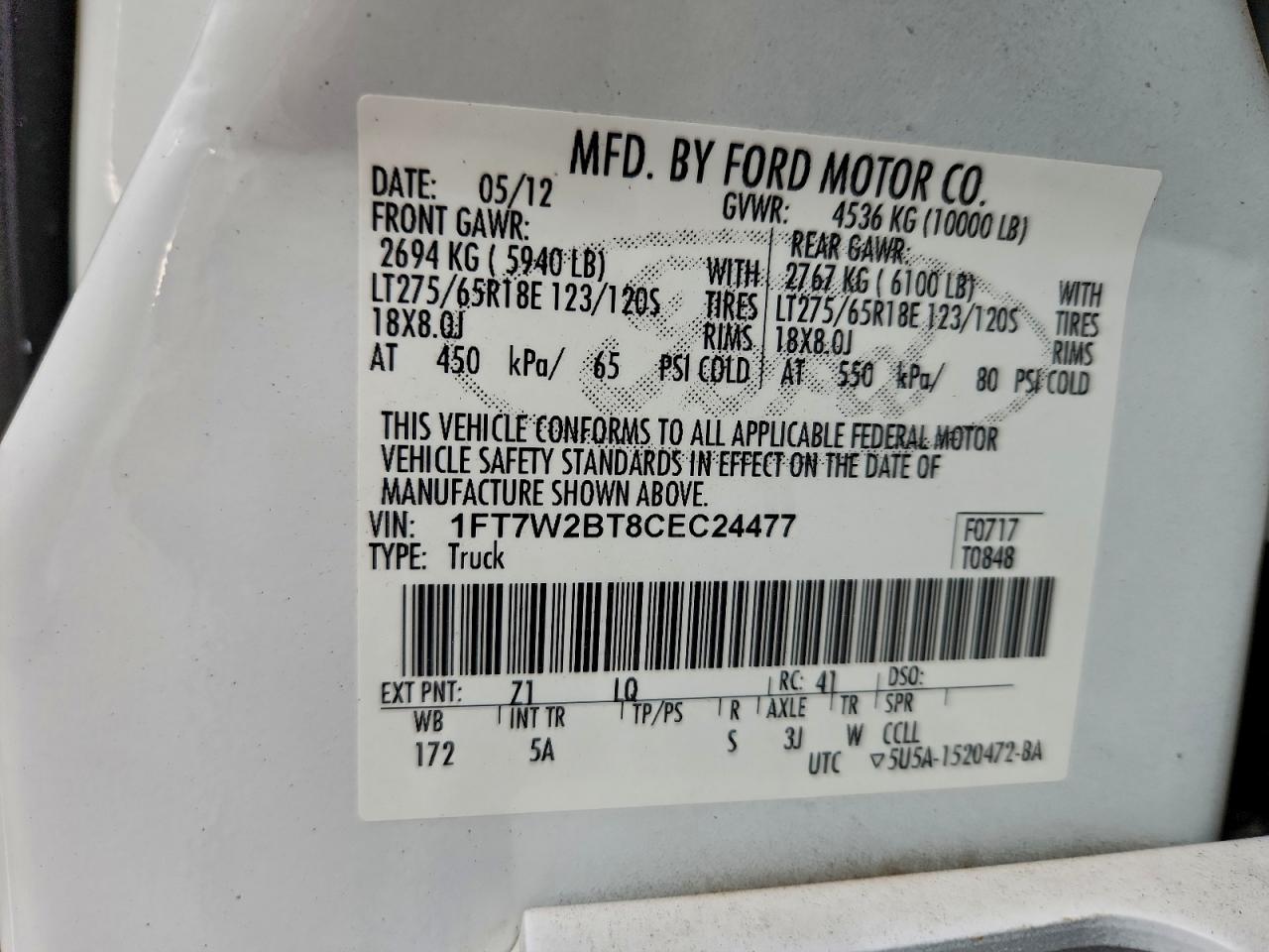 2012 FORD F250 SUPER DUTY photo 12