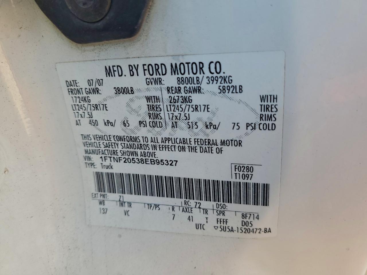 2008 FORD F250 SUPER DUTY photo 12