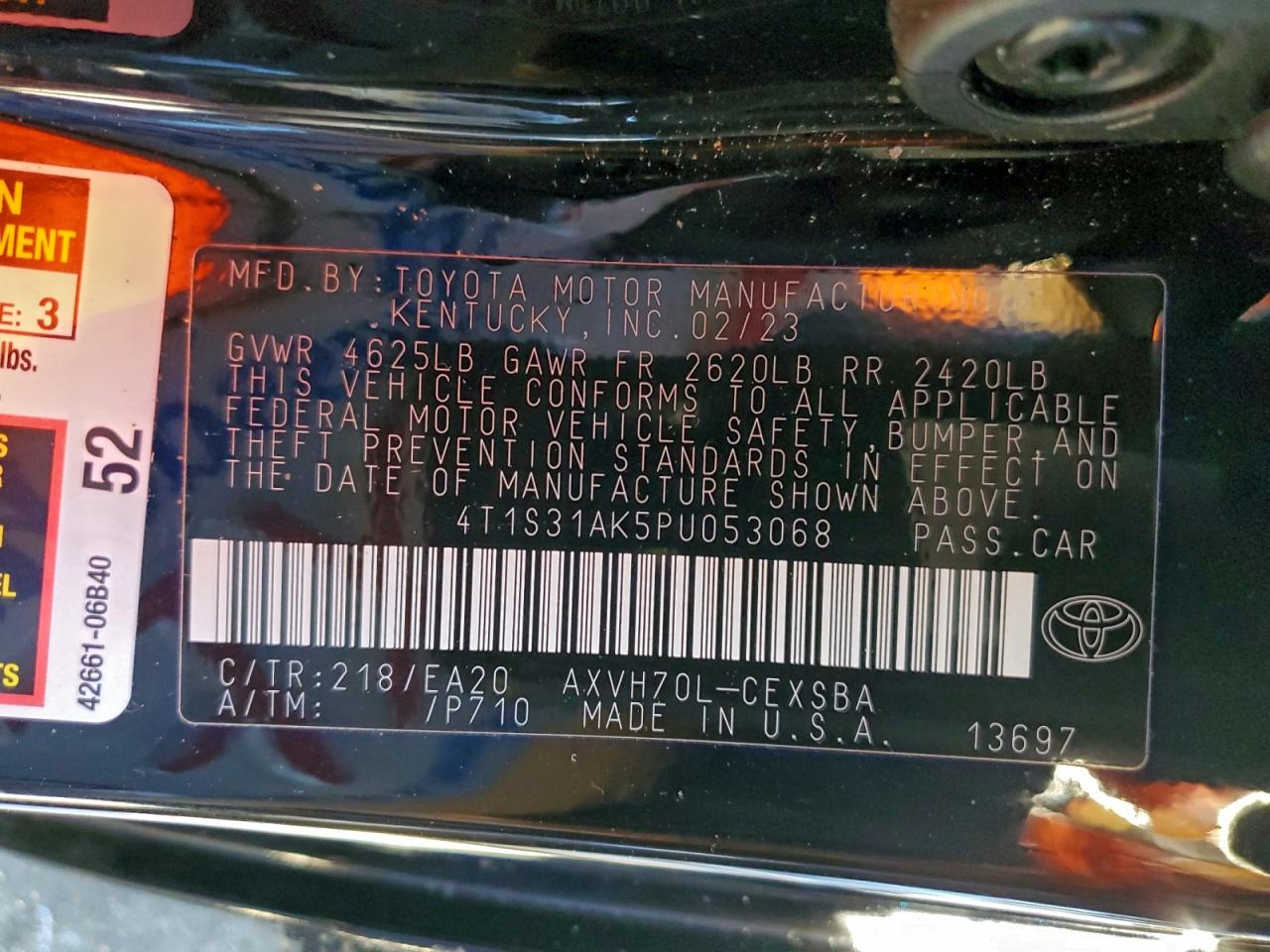 2023 TOYOTA CAMRY SE NIGHT SHADE photo 12