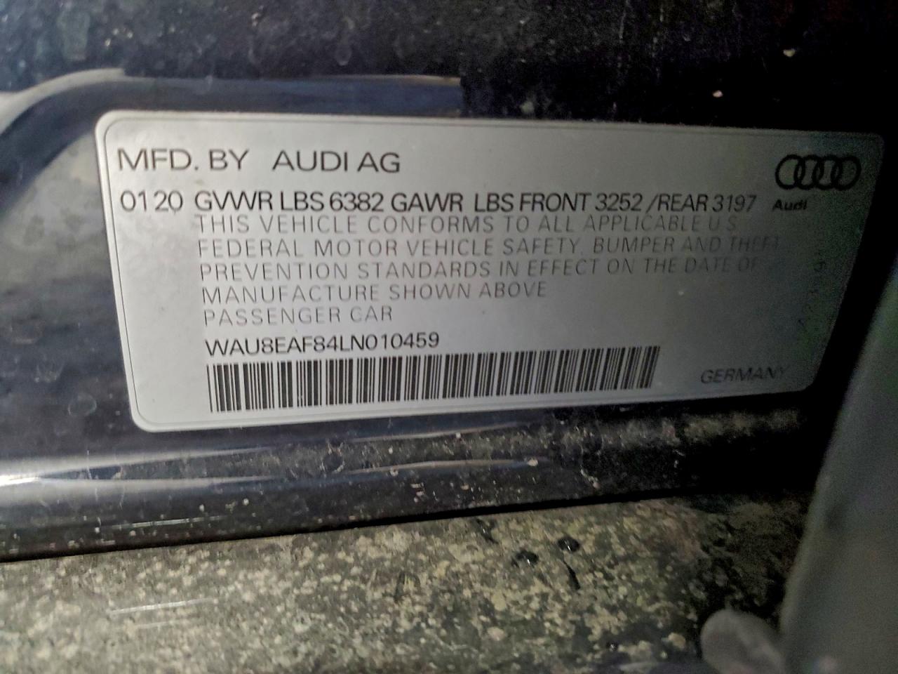 2020 AUDI A8 L photo 12