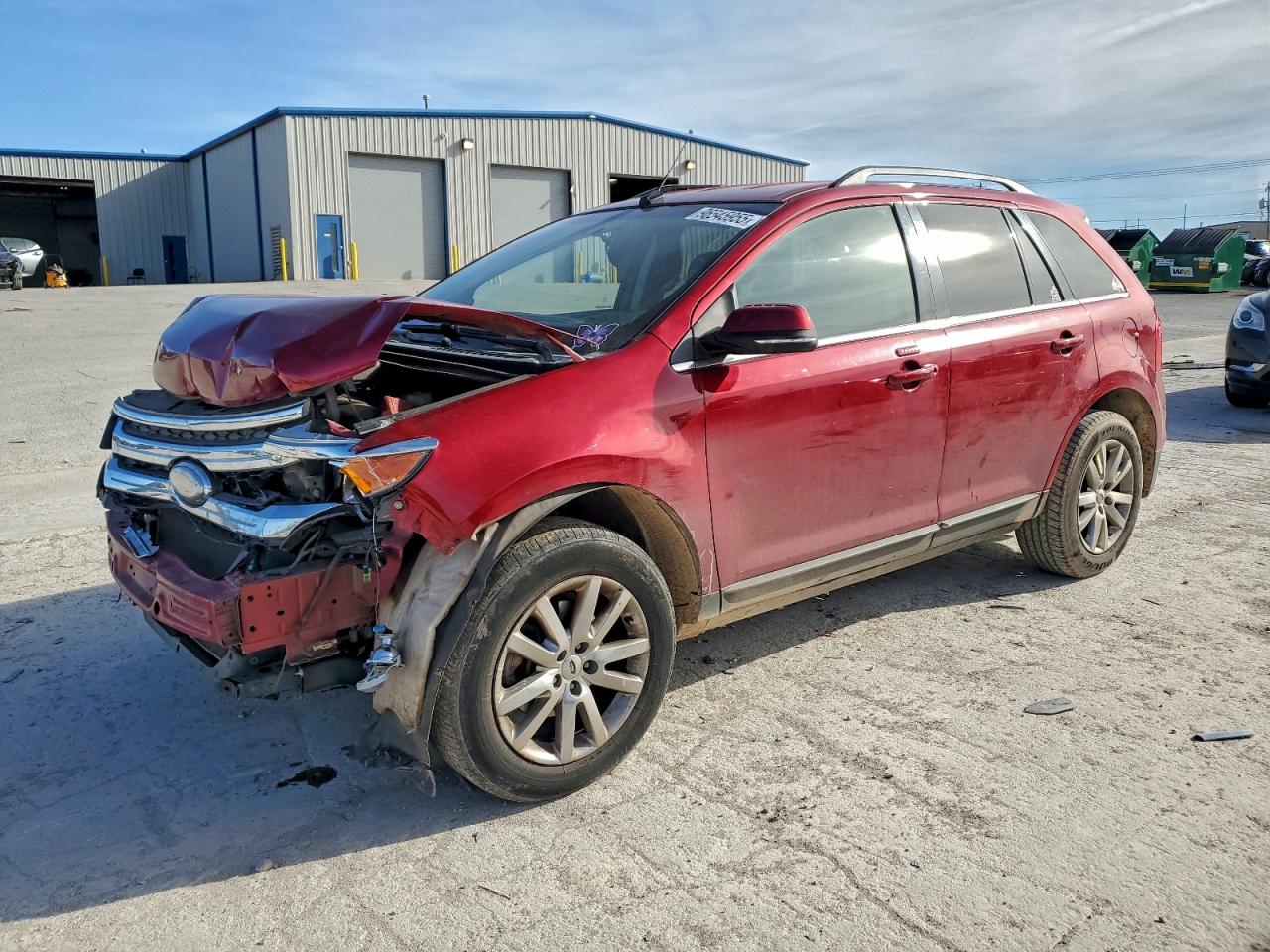 2013 FORD EDGE LIMITED — FRONT END damage — photo 1