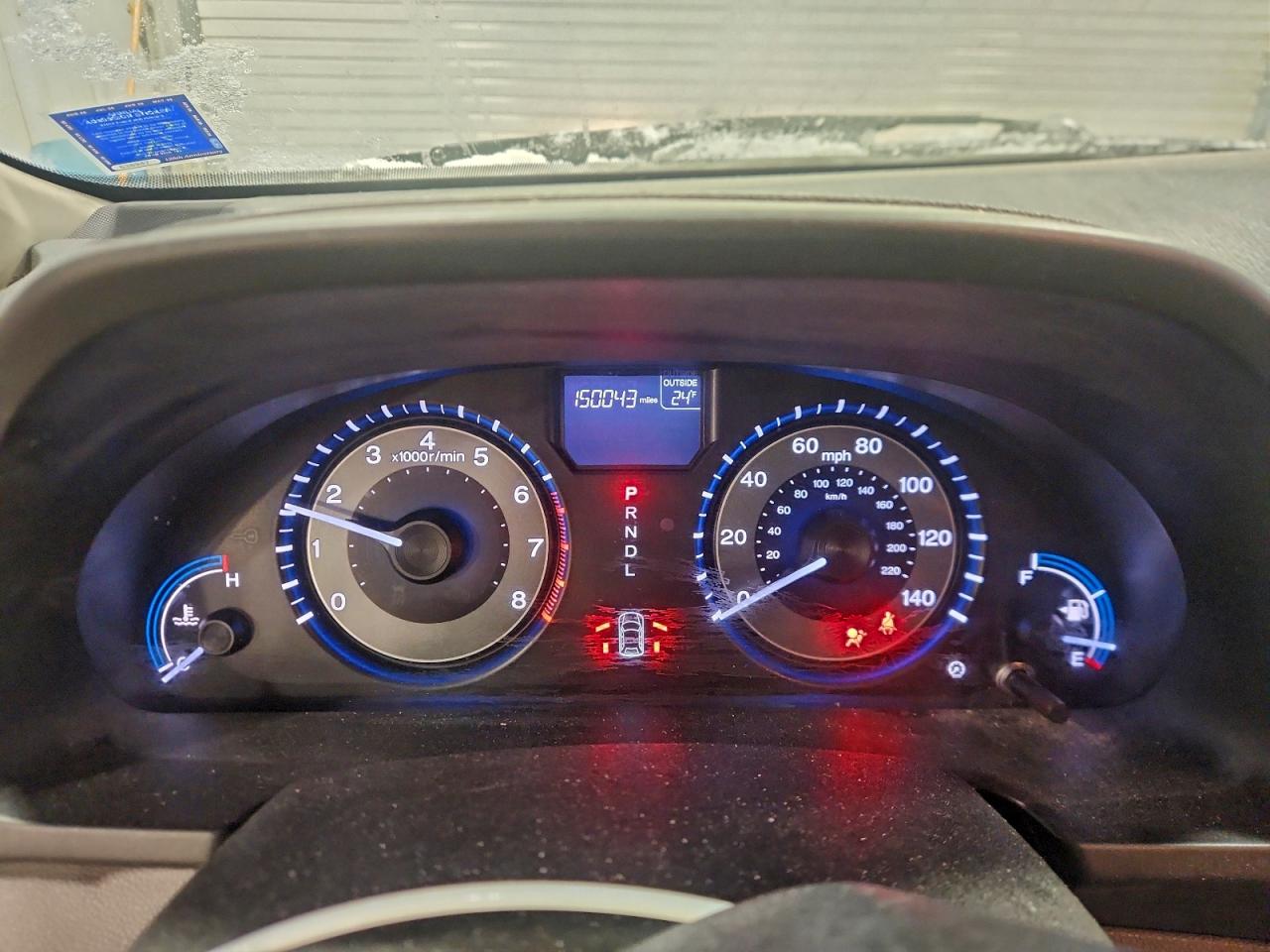 2012 HONDA ODYSSEY EXL photo 9