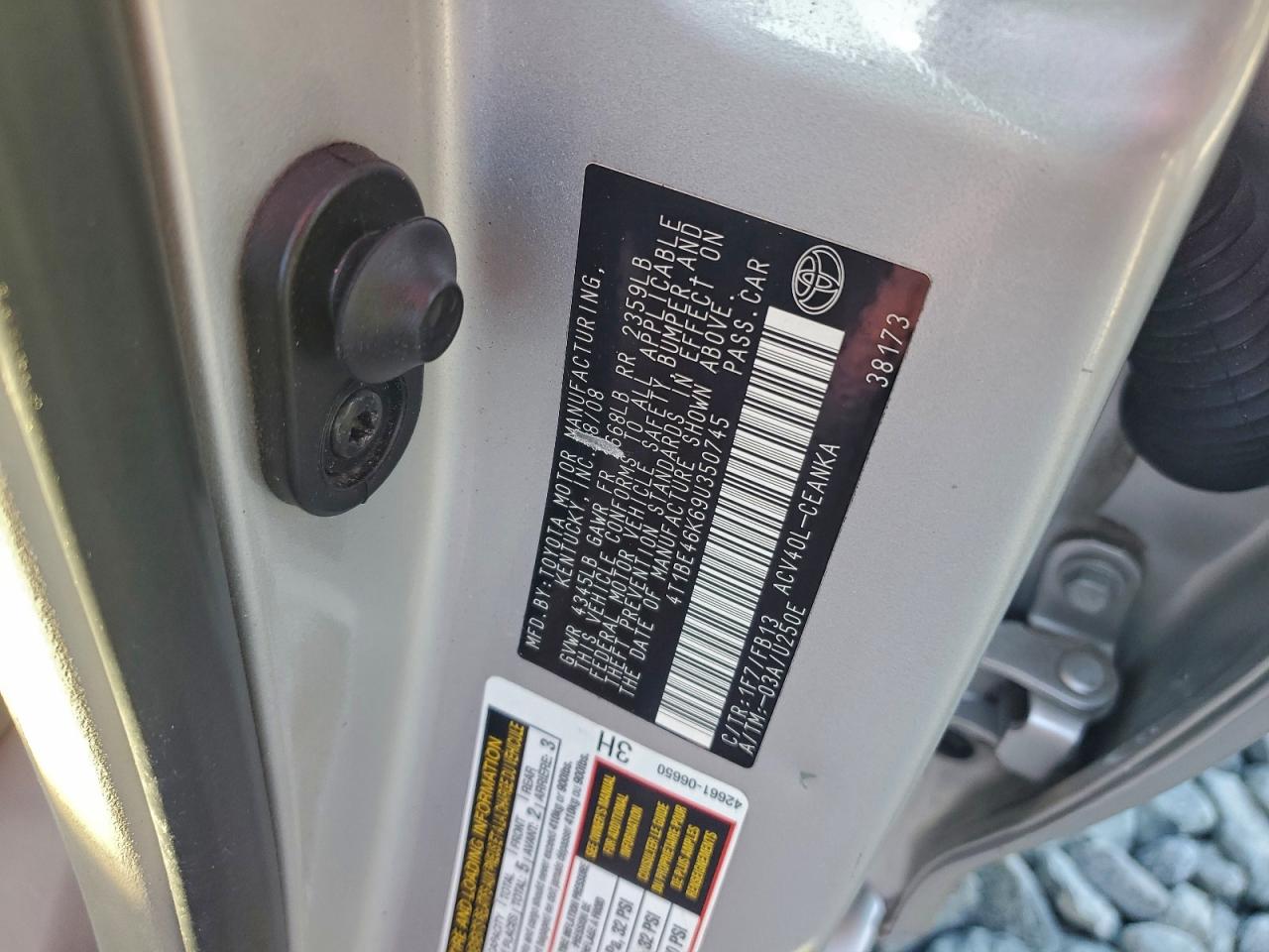 2009 TOYOTA CAMRY BASE photo 12
