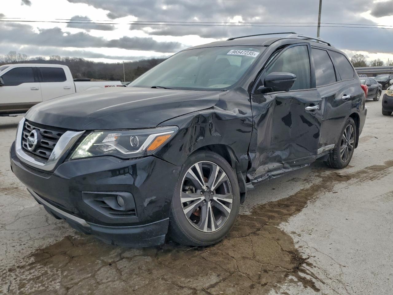 2020 NISSAN PATHFINDER PLATINUM — FRONT END damage — photo 1