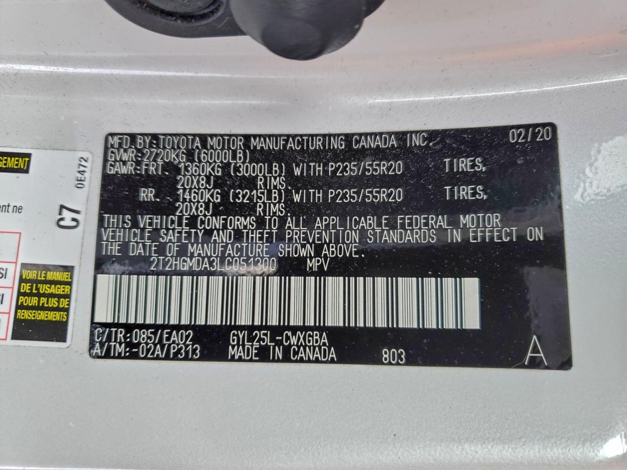 2020 LEXUS RX 450H photo 14