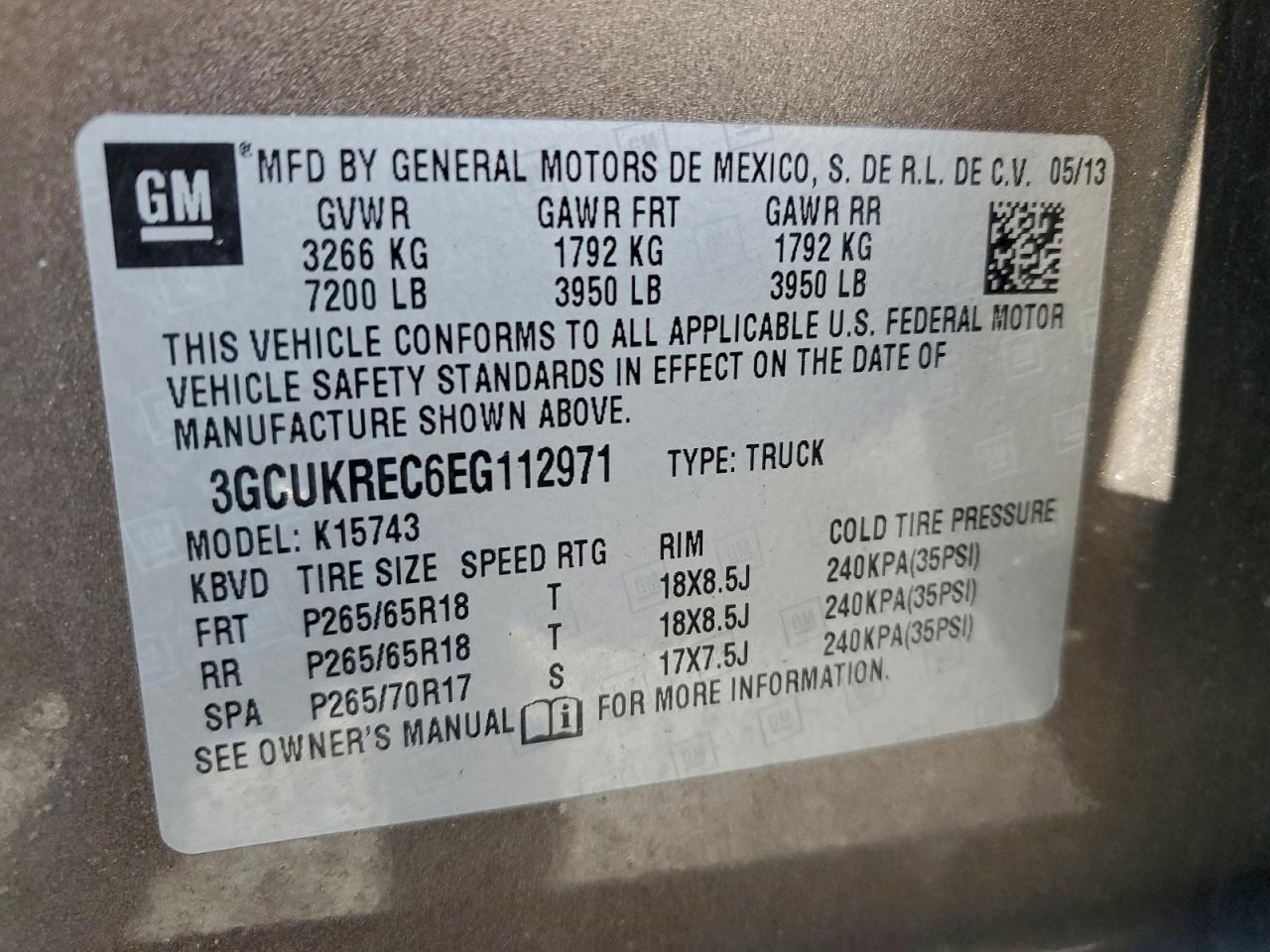 2014 CHEVROLET SILVERADO K1500 LT photo 12