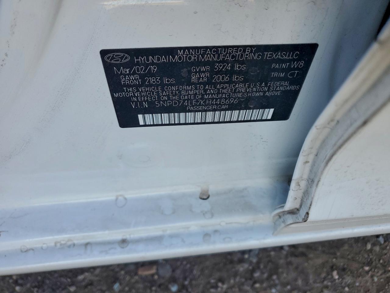 2019 HYUNDAI ELANTRA SE photo 12