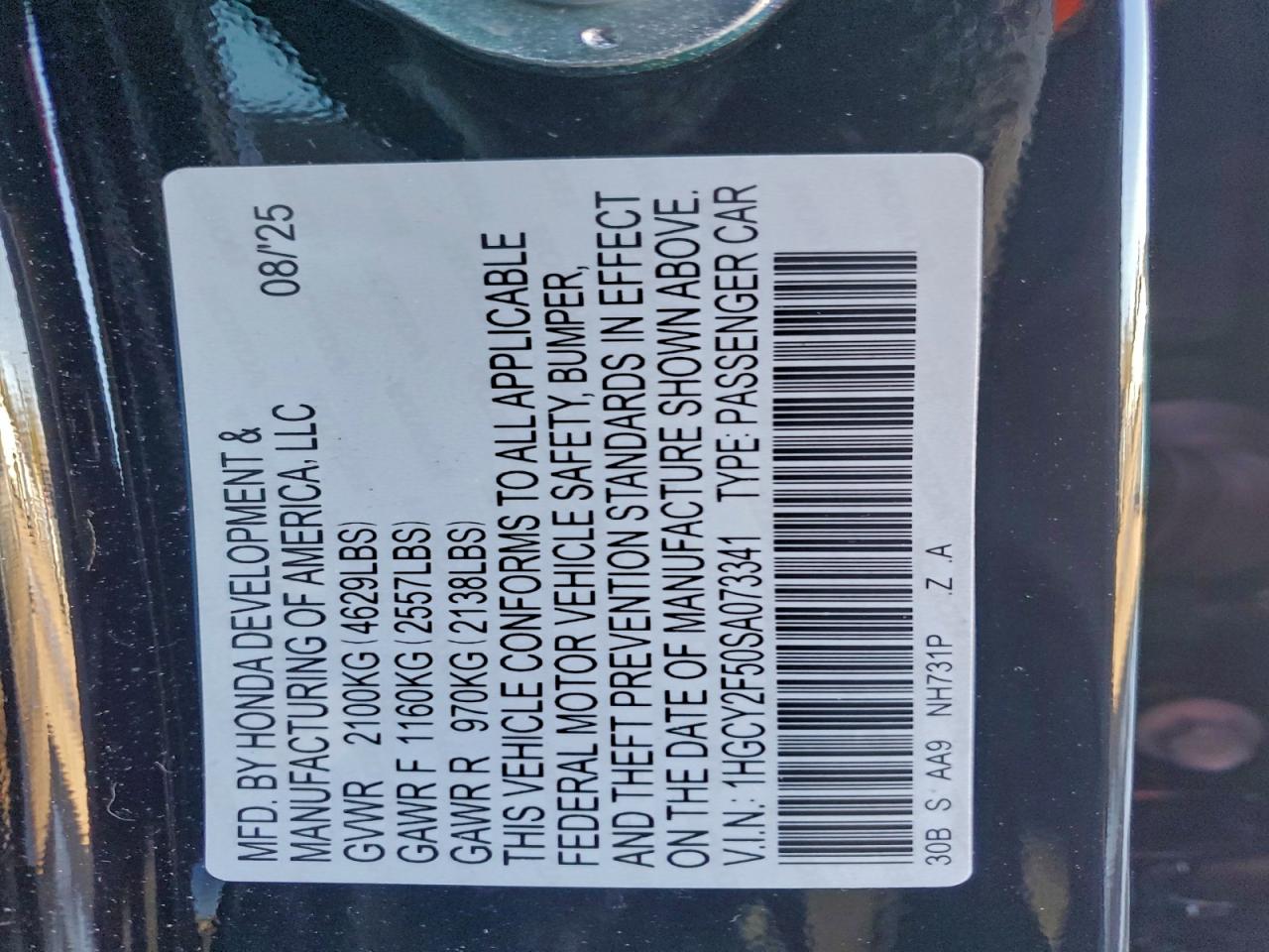 2025 HONDA ACCORD HYBRID SPORT photo 12