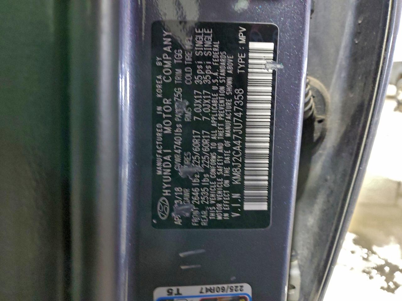 2018 HYUNDAI TUCSON SE photo 14