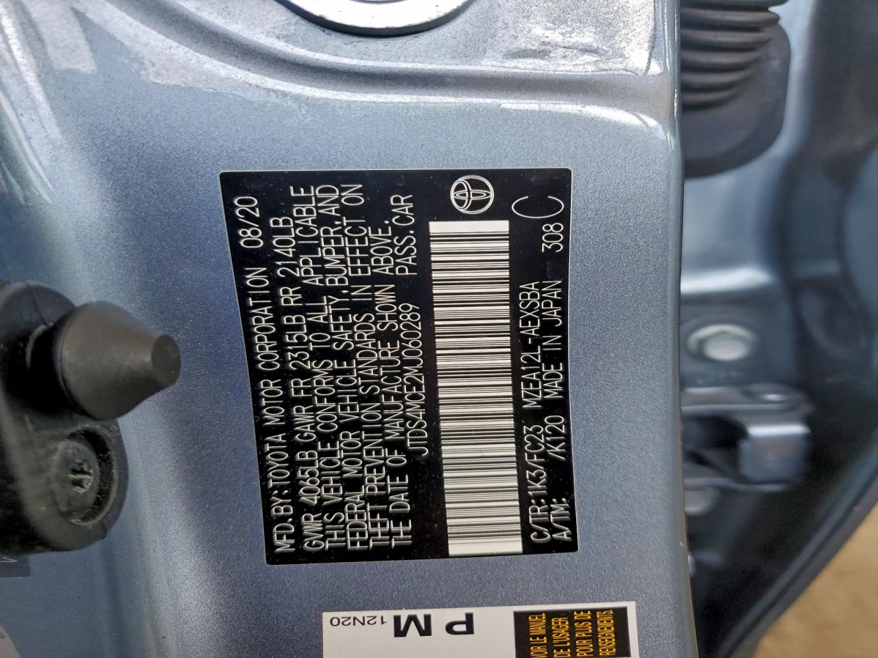 2021 TOYOTA COROLLA SE photo 14