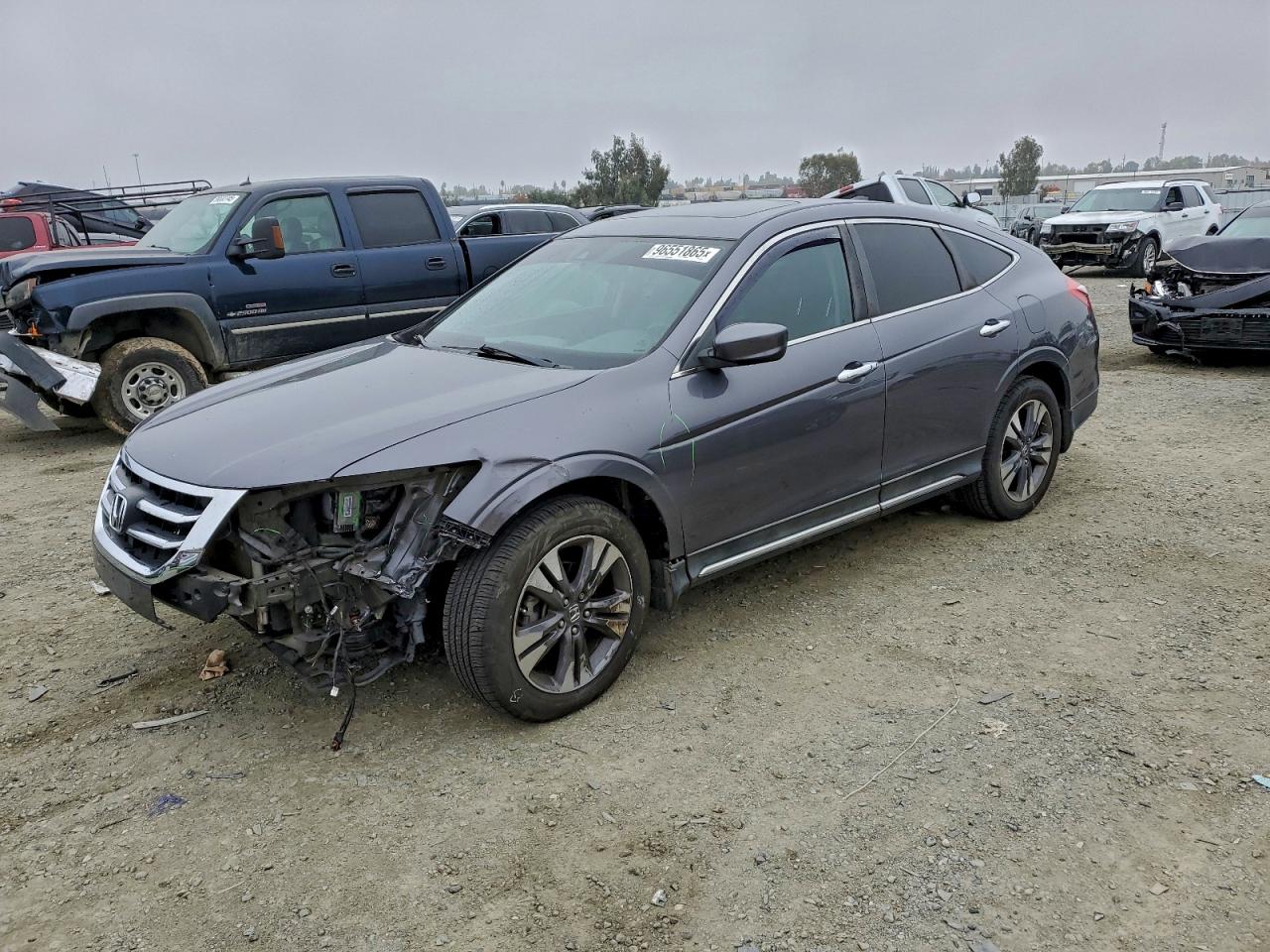 2015 HONDA CROSSTOUR EXL — FRONT END damage — photo 1