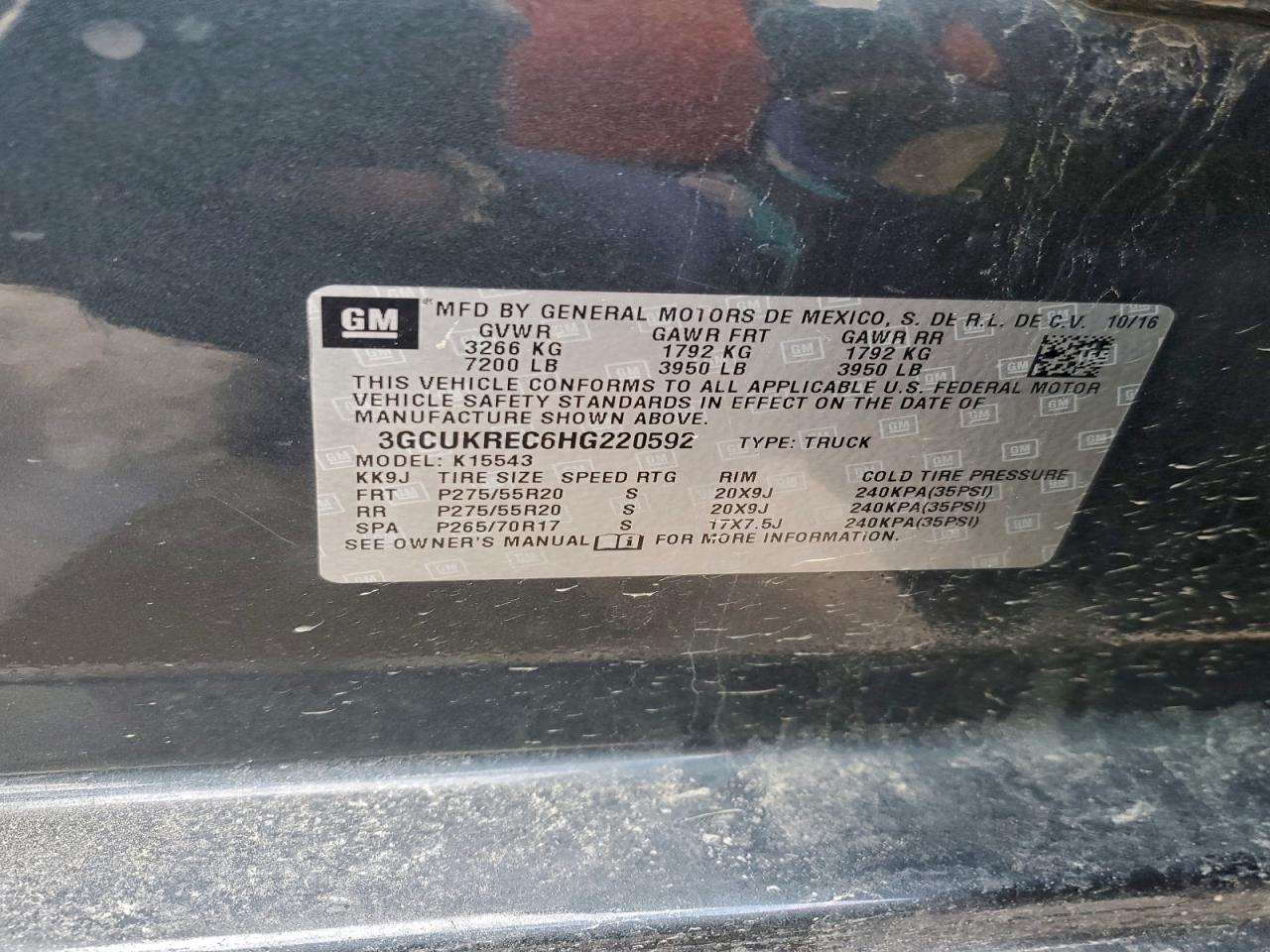 2017 CHEVROLET SILVERADO K1500 LT photo 12