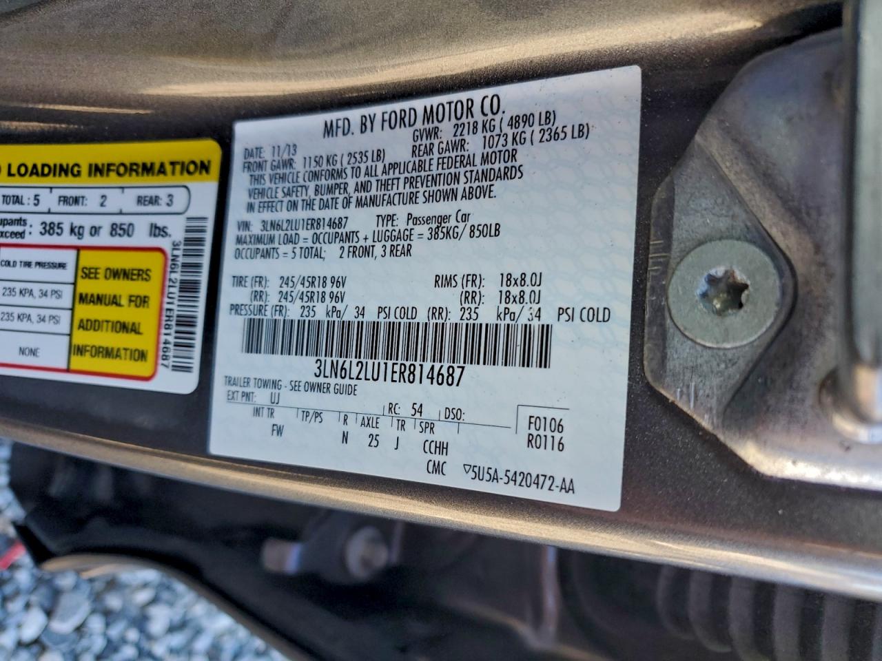 2014 LINCOLN MKZ HYBRID photo 25