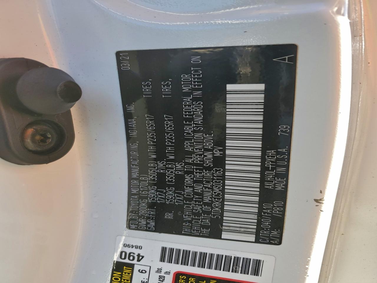2021 TOYOTA SIENNA LE photo 13