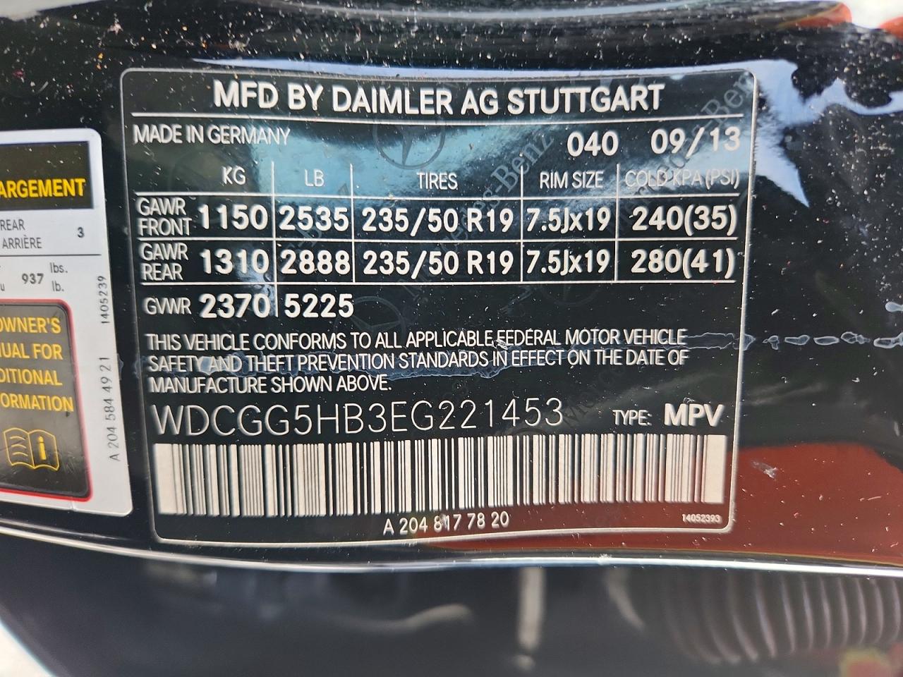 2014 MERCEDES-BENZ GLK 350 photo 12