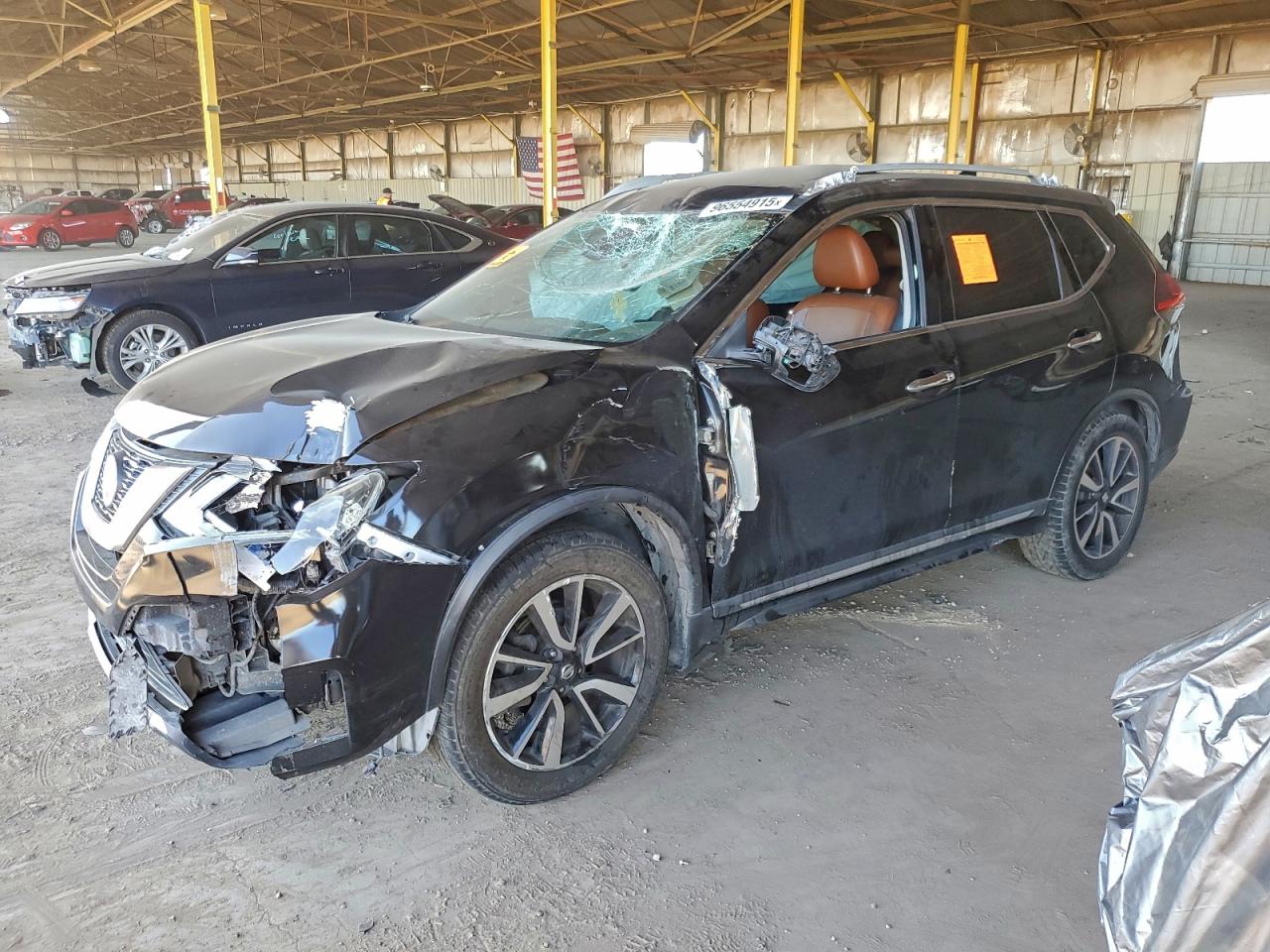 2019 NISSAN ROGUE S — FRONT END damage — photo 1