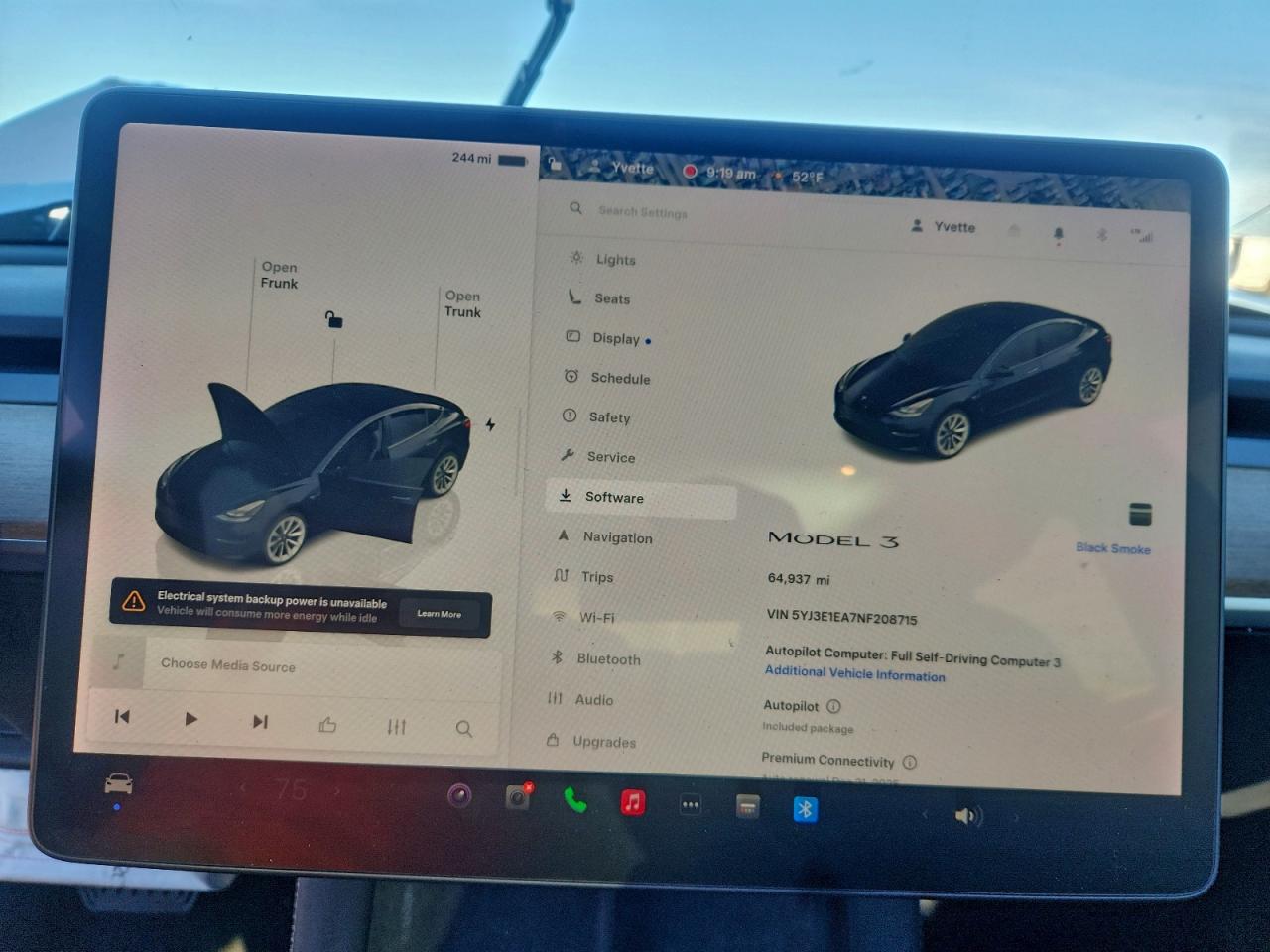 2022 TESLA MODEL 3 photo 9