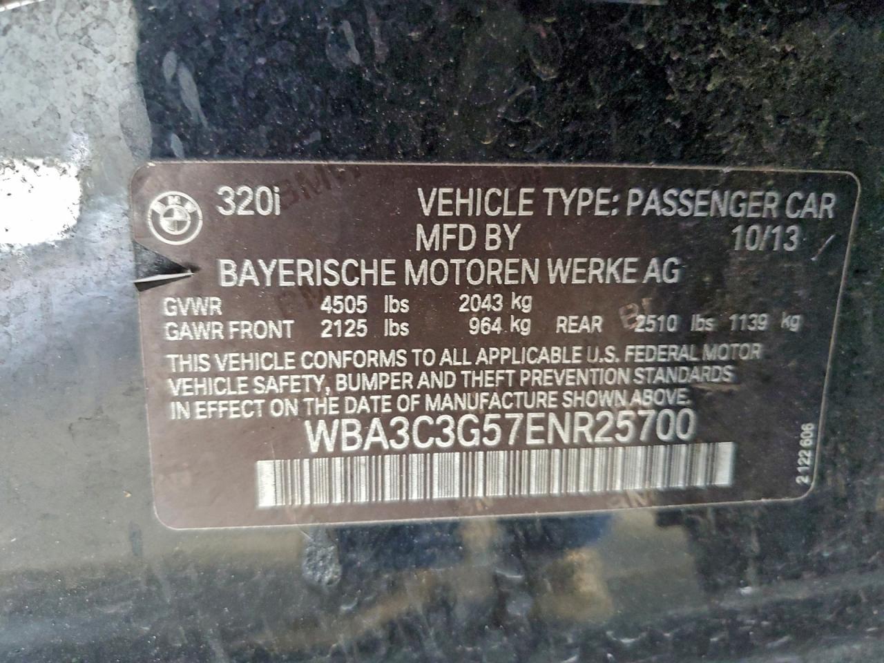 2014 BMW 320 I XDRIVE photo 12