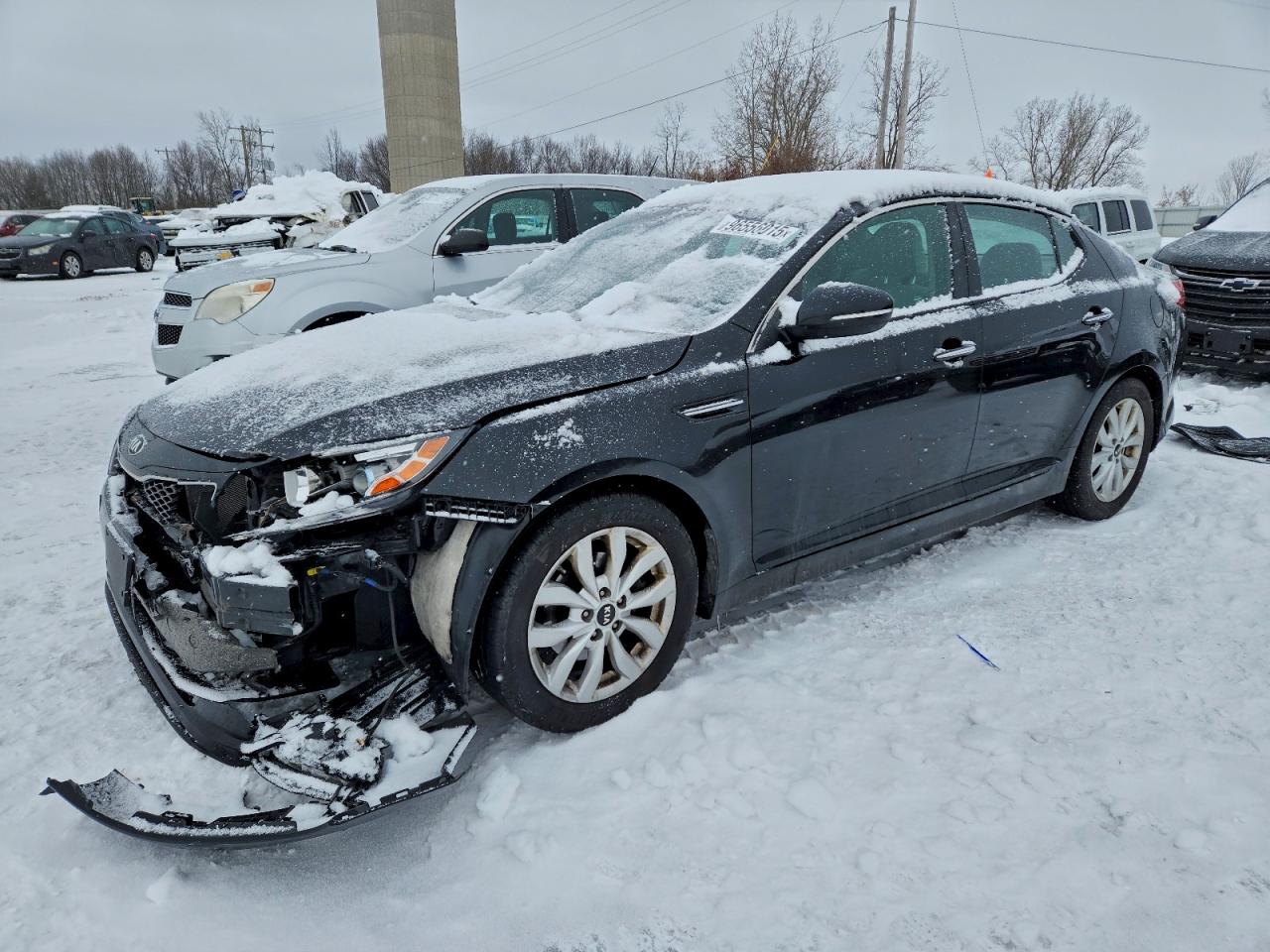 2015 KIA OPTIMA LX — FRONT END damage — photo 1