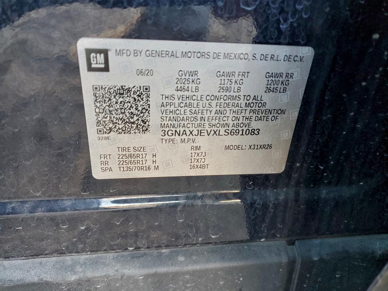 2020 CHEVROLET EQUINOX LT photo 12