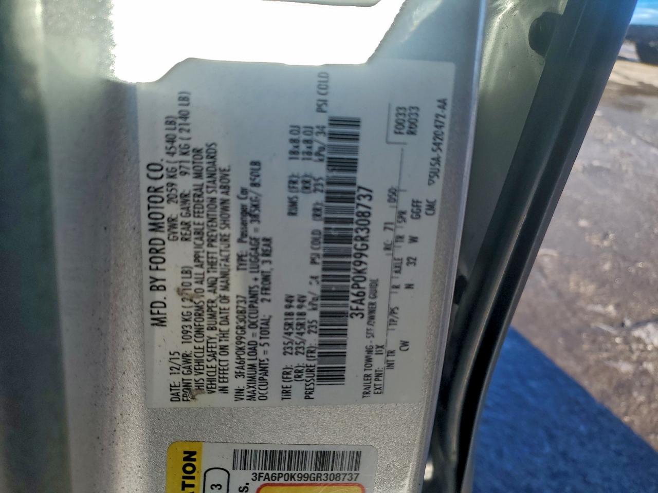 2016 FORD FUSION TITANIUM photo 23